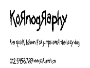 KoRnOgRaPhY.ttf字體轉換器圖片