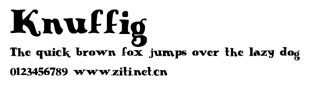 Knuffig.ttf字體轉換器圖片
