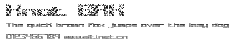 Knot BRK.ttf字體轉換器圖片