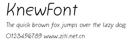 KnewFont.ttf字體轉換器圖片