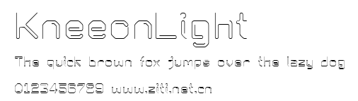 KneeonLight.ttf字體轉換器圖片