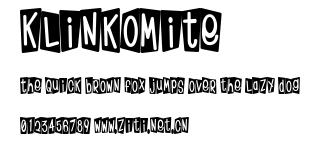 KlinkOMite.ttf字體轉換器圖片