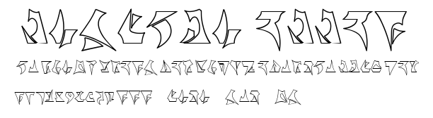 Klinzhai Hollow.ttf字體轉換器圖片