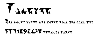 Klingon.ttf字體轉換器圖片