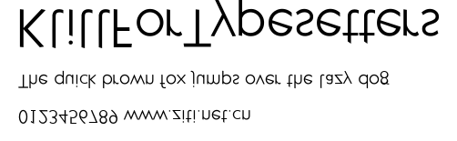KlillForTypesetters.ttf字體轉換器圖片