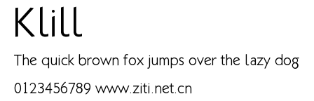 Klill.ttf字體轉換器圖片