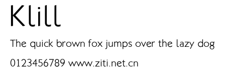 Klill.ttf字體轉換器圖片