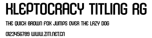 Kleptocracy Titling Rg.ttf