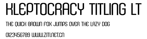 Kleptocracy Titling Lt.ttf