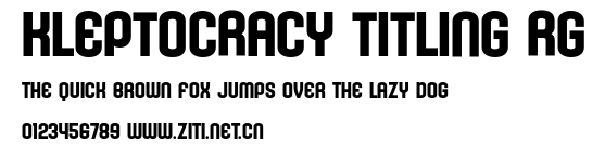 Kleptocracy Titling Rg.ttf