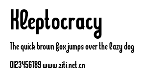 Kleptocracy.ttf字體轉換器圖片