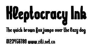 Kleptocracy Ink.ttf字體轉換器圖片