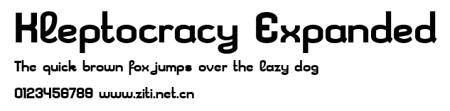 Kleptocracy Expanded.ttf字體轉換器圖片
