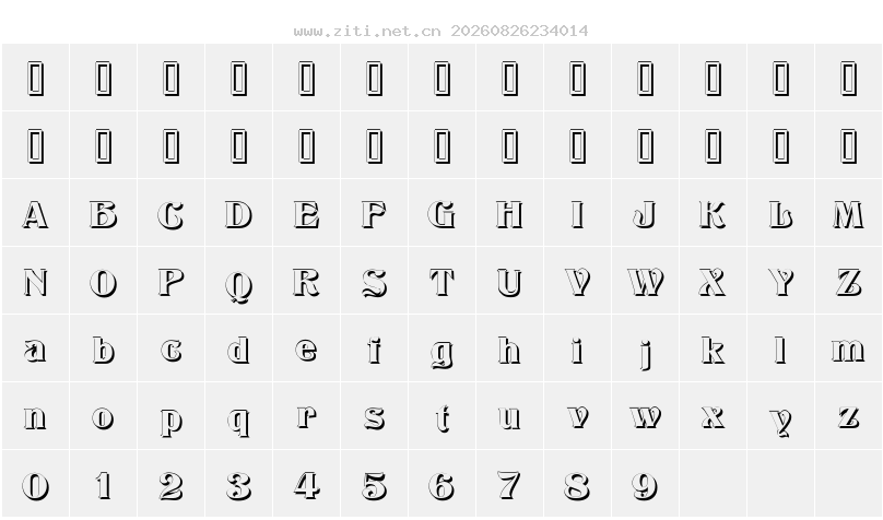 字符映射圖