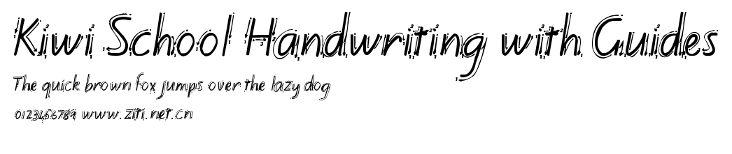 Kiwi School Handwriting with Guides.ttf