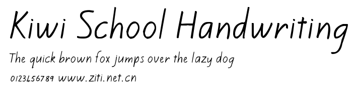 Kiwi School Handwriting.ttf