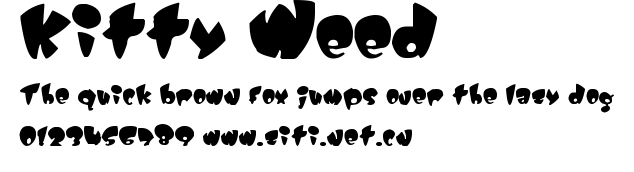 Kitty Weed.ttf字體轉換器圖片