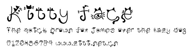 Kitty face.ttf字體轉換器圖片