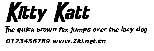 Kitty Katt.ttf字體轉換器圖片