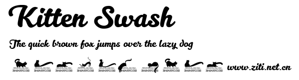 Kitten Swash.ttf字體轉換器圖片