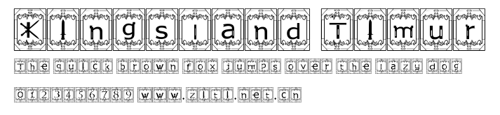 Kingsland Timur.otf字體轉換器圖片