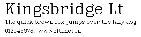 Kingsbridge Lt.ttf字體轉換器圖片