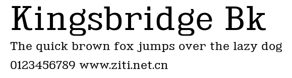 Kingsbridge Bk.ttf字體轉換器圖片