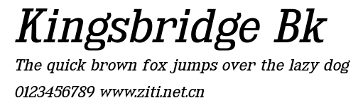 Kingsbridge Bk.ttf字體轉換器圖片