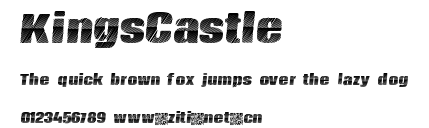 KingsCastle.ttf字體轉換器圖片