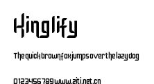 Kinglify.ttf字體轉換器圖片
