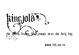 KingjolA.ttf字體轉換器圖片