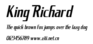 King Richard.ttf字體轉換器圖片