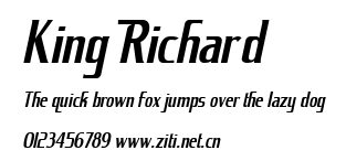 King Richard.ttf字體轉換器圖片