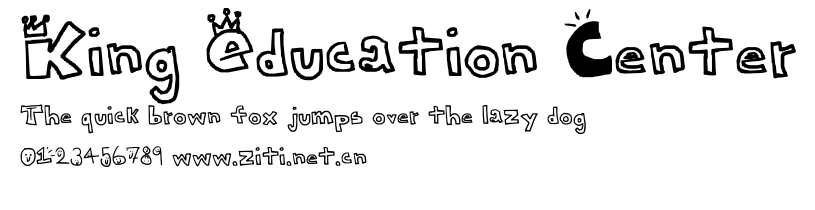 King Education Center.ttf字體轉換器圖片