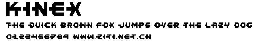 Kinex.ttf字體轉換器圖片
