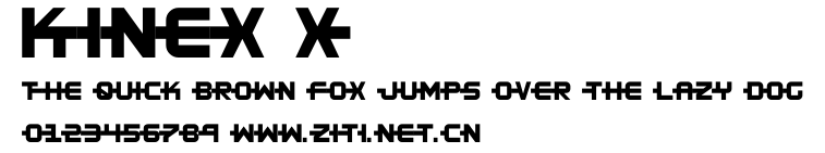 Kinex X.ttf字體轉換器圖片