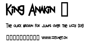 King Anakin 2.ttf字體轉換器圖片