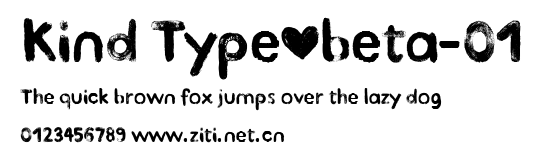 Kind Type_beta-01.ttf字體轉換器圖片