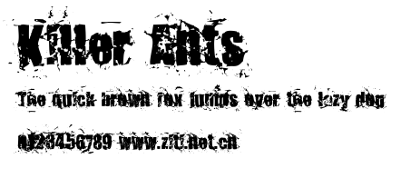 Killer Ants.ttf字體轉換器圖片