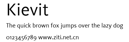 Kievit.ttf字體轉換器圖片