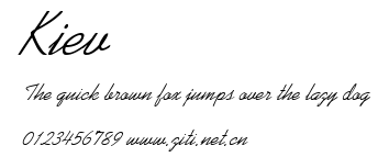 Kiev.ttf字體轉換器圖片