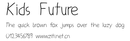 Kids Future.ttf字體轉換器圖片