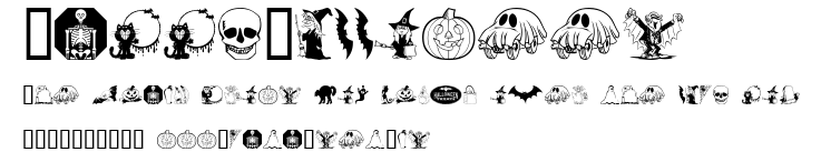 KiddyHalloween.ttf字體轉換器圖片