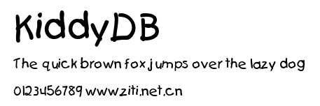 KiddyDB.ttf字體轉換器圖片