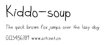 Kiddo-soup.ttf字體轉換器圖片