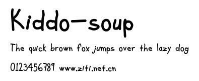 Kiddo-soup.ttf字體轉換器圖片