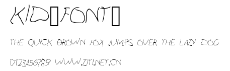 Kid_Font_.ttf字體轉換器圖片