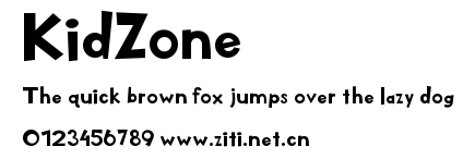KidZone.ttf字體轉換器圖片