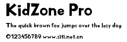 KidZone Pro.ttf字體轉換器圖片