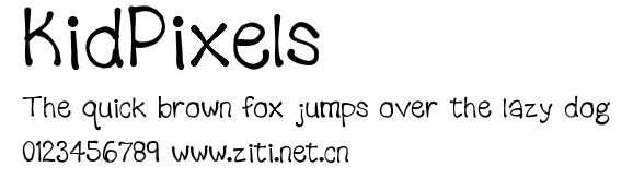 KidPixels.ttf字體轉換器圖片